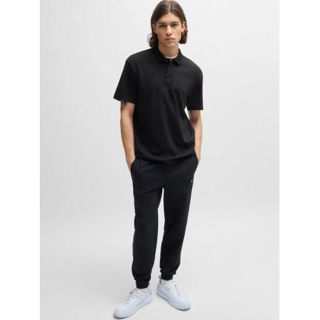HUGO BOSS Ανδρικό Βαμβακερό Polo Deabono Regular Fit 50517638-001 (Μαύρο)