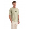 HUGO BOSS Ανδρικό Βαμβακερό T-Shirt Duwom Relaxed Fit 50538972-391(Χακί) HUGO BOSS Ανδρικό Βαμβακερό T-Shirt Duwom Relaxed Fit 50538972-391(Χακί)