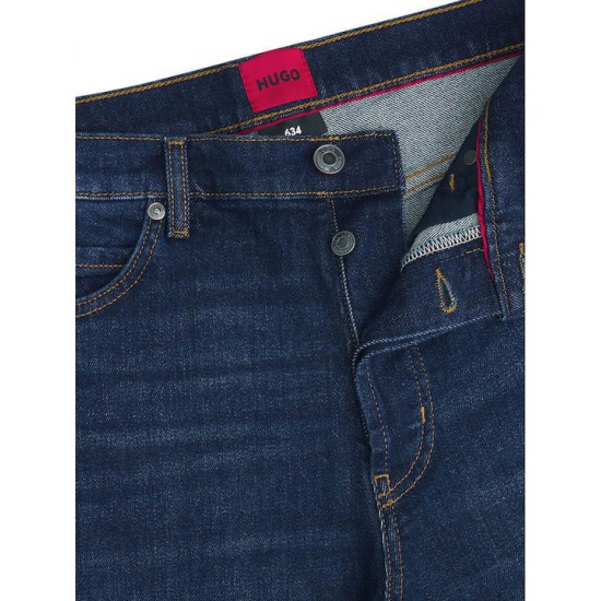 Hugo Ανδρικό Παντελόνι Jean 634 Tapered Fit 50517544 409 (Blue)