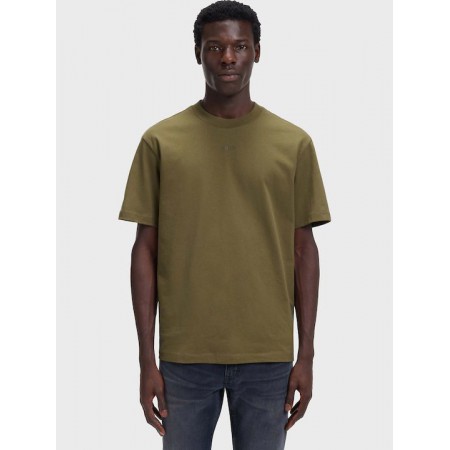 HUGO Ανδρικό Βαμβακερό T-Shirt Dapolino Relaxed Fit 50488330 389 (Open Green)