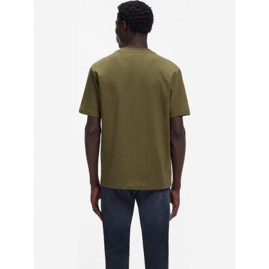 HUGO Ανδρικό Βαμβακερό T-Shirt Dapolino Relaxed Fit 50488330 389 (Open Green)