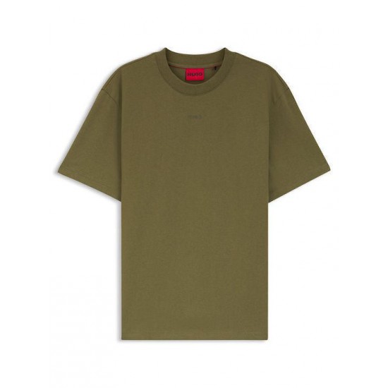 HUGO Ανδρικό Βαμβακερό T-Shirt Dapolino Relaxed Fit 50488330 389 (Open Green)
