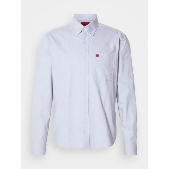 HUGO Ανδρικό Πουκάμισο Evito Oxford Casual Slim Fit 50479302 513 (Σιέλ)