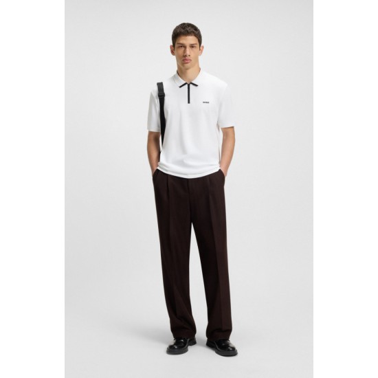 HUGO Ανδρικό Βαμβακερό T-Shirt Dalomino Regular Fit 50511721 100 (White)