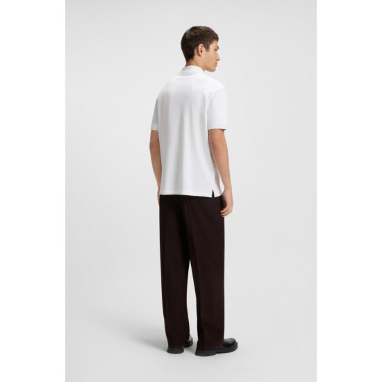 HUGO Ανδρικό Βαμβακερό T-Shirt Dalomino Regular Fit 50511721 100 (White)