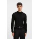 HUGO Ανδρικό Πλεκτό Με Υπερυψωμένο Λαιμό San Marc-CV Στενή Γραμμή 50546856 001 Μαύρο