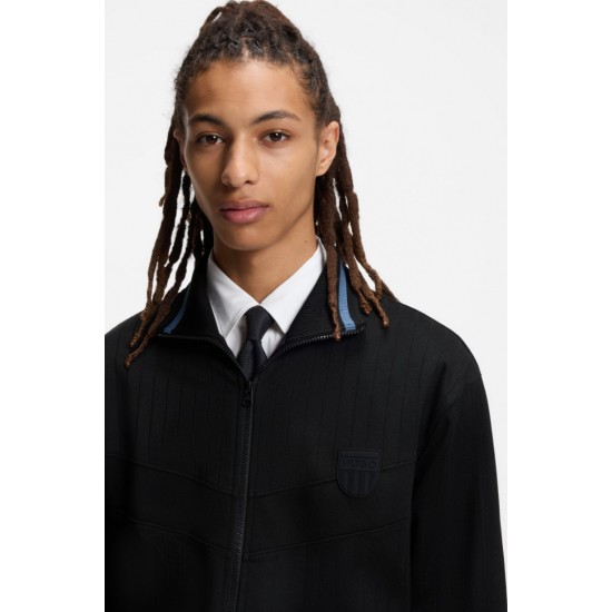 HUGO Ανδρική Ζακέτα Davronto Relaxed Fit 50553474 001 (Black)