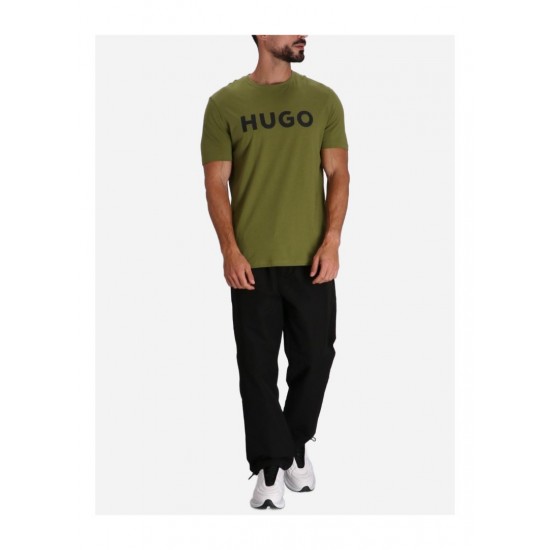 HUGO BOSS Ανδρικό Βαμβακερό T-shirt Regular Fit Dulivio 50467556-386 (Χακί)