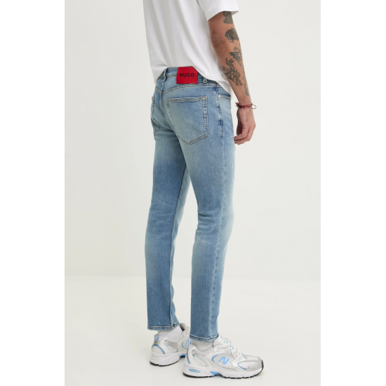 HUGO BOSS Ανδρικό Παντελόνι Jean 734 Extra Slim Fit 50537685 436 Light Blue