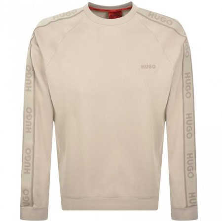 HUGO Ανδρικό Βαμβακερό Φούτερ Regular Fit LIAM Sweatshirt 50540909 270 (Μπεζ)