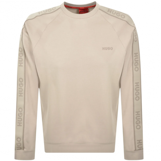 HUGO Ανδρικό Βαμβακερό Φούτερ Regular Fit LIAM Sweatshirt 50540909 270 (Μπεζ)