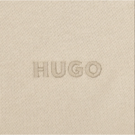 HUGO Ανδρικό Βαμβακερό Φούτερ Regular Fit LIAM Sweatshirt 50540909 270 (Μπεζ)