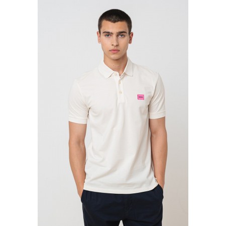 HUGO BOSS Ανδρικό Βαμβακερό Polo Dereso232 Στενή Γραμμή 50490770 121 Εκρού HUGO BOSS Ανδρικό Βαμβακερό Polo Dereso232 Στενή Γραμμή 50490770 121 Εκρού
