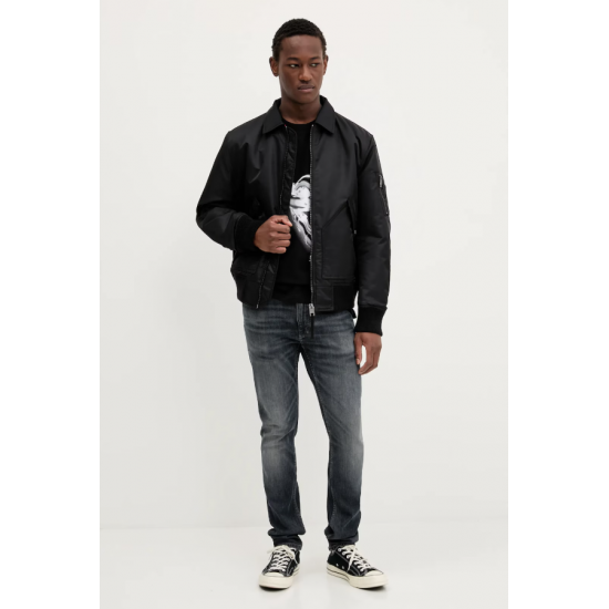 HUGO Ανδρικό Παντελόνι Jean Ελαστικό 734 Slim Fit 50542675 013 Γκρι