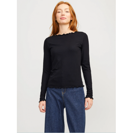Jack & Jones JJXX Γυναικεία Μπλούζα HAYDEN Longsleeved T-shirt  12258848-Black (Μαύρο)