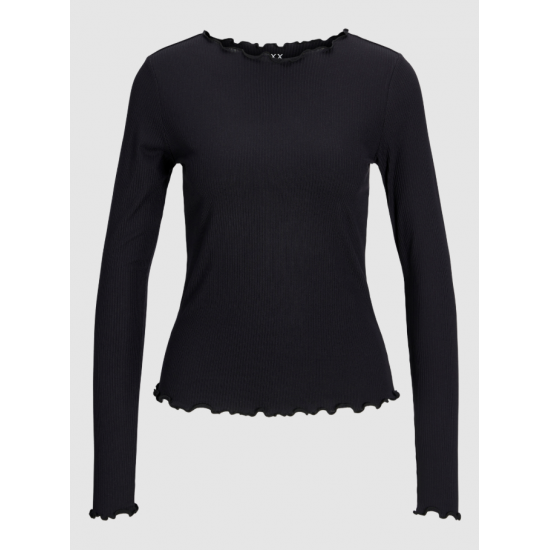 Jack & Jones JJXX Γυναικεία Μπλούζα HAYDEN Longsleeved T-shirt  12258848-Black (Μαύρο)