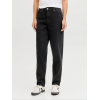 Jack & Jones JJXX Γυναικείο Jean Lisbon Mom Fit High Waist 12259633-Black (Μαύρο)