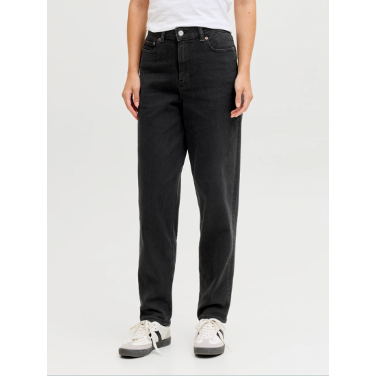 Jack & Jones JJXX Γυναικείο Jean Lisbon Mom Fit High Waist 12259633-Black (Μαύρο)