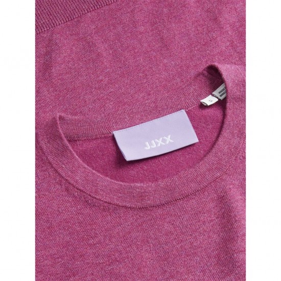 JJXX Γυναικείο Πλεκτό Basic Crew Neck Knit 12200214-Festival Fuchsia (Φούξια)