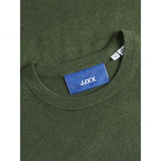 JJXX Γυναικείο Πλεκτό Basic Crew Neck Knit 12200214-Black Forest (Πράσινο)