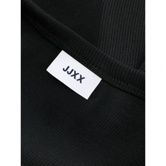 Jack & Jones JJXX Γυναικείο Αμάνικο Τοπ FALLON STR SL RIB TOP JRS NOOS 12200401-Black