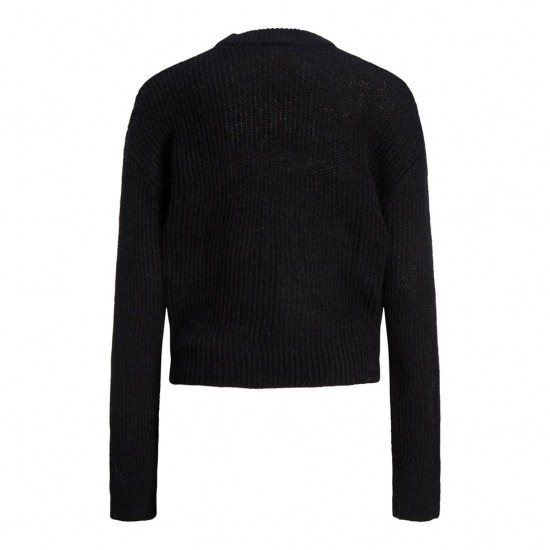 Jack & Jones JJXX Γυναικείο Πλεκτό Fluffy Crewneck Knit 12200506-Black (Μαύρο)