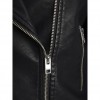 Jack & Jones JJXX Γυναικείο Μπουφάν Δερματίνη Faux Leather Biker Jacket 12206262-Black (Μαύρο)