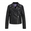 Jack & Jones JJXX Γυναικείο Μπουφάν Δερματίνη Faux Leather Biker Jacket 12206262-Black (Μαύρο)