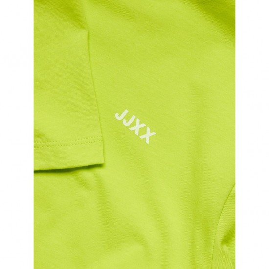 Jack & Jones Γυναικείο T-shirt ANNA REG SS EVERY LOGO TEE JRS NOOS 12206974-Lime Punch