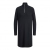 Jack & Jones JJXX Γυναικείο Πλεκτό Φόρεμα Twist HalfZip Knit Dress 12213299-Black (Μαύρο)