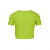 Jack & Jones JJXX Γυναικείο T-shirt Crop FLORIE STR SS RIB TEE 12217164-Lime Punch