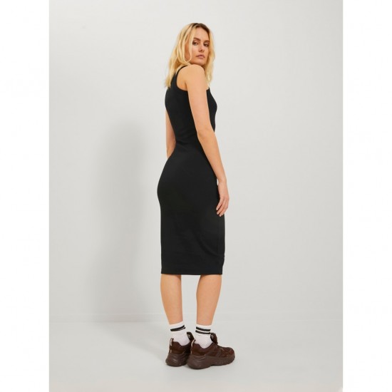 Jack & Jones JJXX Γυναικείο Midi Φόρεμα RIB DRESS JRS NOOS 12224660-Black