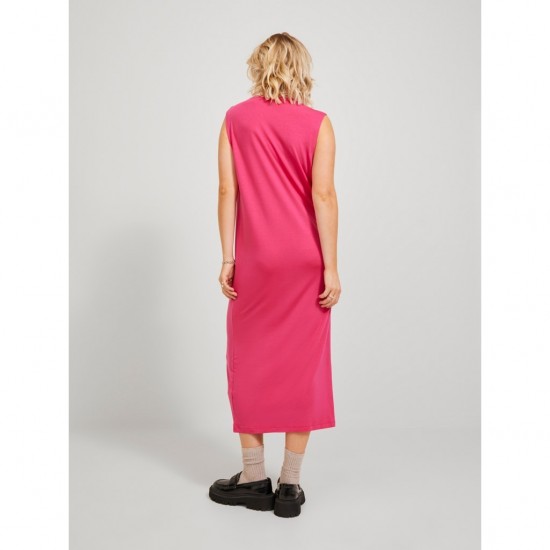 Jack & Jones Γυναικείο Φόρεμα KELLY REG SL MIDI DRESS JRS 12234674-Raspberry Sorbet