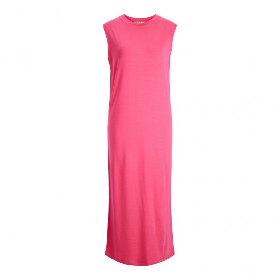 Jack & Jones Γυναικείο Φόρεμα KELLY REG SL MIDI DRESS JRS 12234674-Raspberry Sorbet