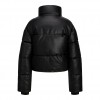 Jack & Jones JJXX Γυναικείο Μπουφάν Faux Leather Puffer Jacket 12236383-Black (Μαύρο)