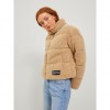 Jack & Jones JJXX Γυναικείο Μπουφάν Teddy Puffer Jacket 12240601-Cornstalk (Μπεζ)