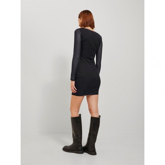 Jack & Jones JJXX Γυναικείο Φόρεμα Mini Short Festival Dress 12241541-Black (Μαύρο)