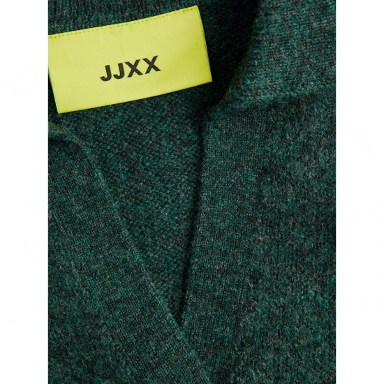 Jack & Jones JJXX Γυναικείο Πλεκτό Rlx Fit Ariella Polo Neck Knit 12245459-Rosin (Χακί)