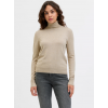 Jack & Jones JJXX Γυναικείο Πλεκτό Ζιβάγκο Comfy Roll Neck Knit Slim Fit 12258813-Vanilla Ice(Μπεζ)