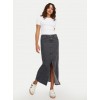 Jack & Jones JJXX Γυναικεία Φούστα Τζην Long Denim Skirt 12259327-Grey Denim (Γκρι)