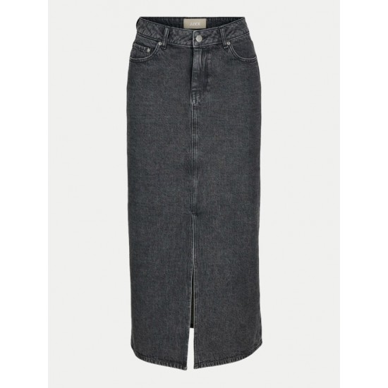 Jack & Jones JJXX Γυναικεία Φούστα Τζην Long Denim Skirt 12259327-Grey Denim (Γκρι)