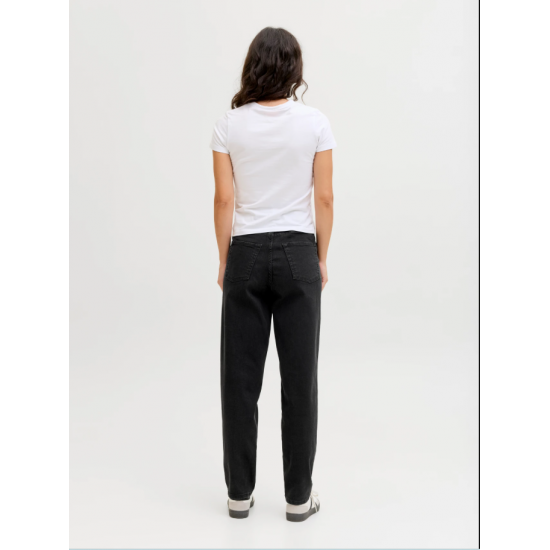 Jack & Jones JJXX Γυναικείο Jean Lisbon Mom Fit High Waist 12259633-Black (Μαύρο)