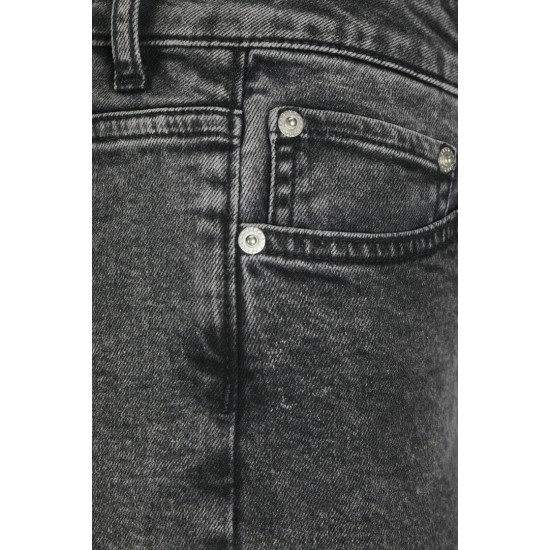 Jack & Jones JJXX Γυναικείο Jean Wide Leg High Waist 12260688-Grey Denim (Γκρι)