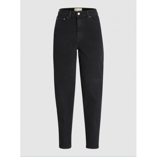 Jack & Jones JJXX Γυναικείο Jean Lisbon Mom Fit High Waist 12259633-Black (Μαύρο)