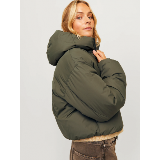 Jack & Jones JJXX Γυναικείο Μπουφάν Puffer Jacket 12258743-Grape Leaf(Χακί)