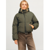Jack & Jones JJXX Γυναικείο Μπουφάν Puffer Jacket 12258743-Grape Leaf(Χακί)