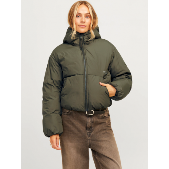 Jack & Jones JJXX Γυναικείο Μπουφάν Puffer Jacket 12258743-Grape Leaf(Χακί)