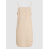 Jack & Jones JJXX Γυναικείο Λινό Φόρεμα JXALMIRA PETRA LINEN BLEND 12294717-Feather Gray/Pinstripe(Μπεζ/Ρίγες)