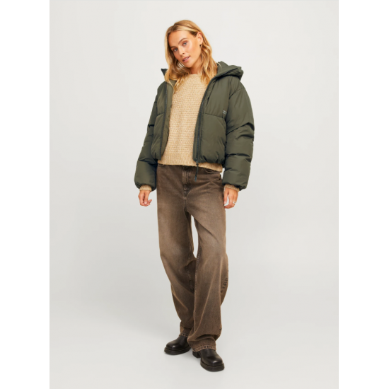 Jack & Jones JJXX Γυναικείο Μπουφάν Puffer Jacket 12258743-Grape Leaf(Χακί)