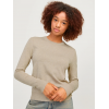 Jack & Jones JJXX Γυναικεία Πλεκτή Μπλούζα Cara Comfy Crew Neck Knit 12255368-Vanila Ice (Μπεζ)